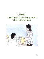 Bài giảng chương 6  lập kế hoạch bài giảng và xây dựng chương trình tập huấn