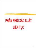 Bài giảng phân phối xác suất liên tục   cao hào thi