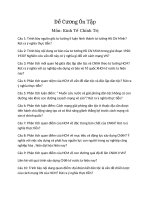 Đề cương ôn tập môn tư tưởng Hồ Chí Minh