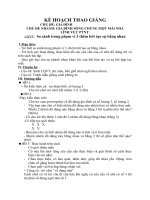 Kế hoạch thao giảng gia đình sống chung một nhà