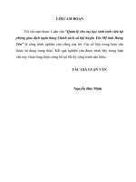 Quản lý cho vay học sinh sinh viên tại phòng giao dịch ngân hàng chính sách xã hội huyện yên mỹ tỉnh hưng yên 