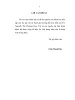 Hoàn thiện tổ chức kế toán với việc tăng cường kiểm soát nội bộ thu, chi tại trường đại học sư phạm kỹ thuật vinh 