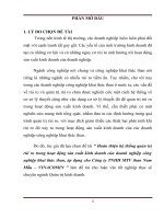 Hoàn thiện hệ thống quản trị rủi ro trong hoạt động sản xuất kinh doanh của doanh nghiệp công nghiệp khai thác than 