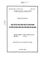 Một số kết quả bước đầu về chẩn đoán và điều trị đặc biệt hen phế quản do bụi nhà 