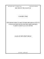 Tổng hợp hệ thống tự động ổn định trên khoang tên lửa sử dụng kết hợp phương pháp điều khiển khí động và động cơ phản lực xung mô men 