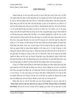 Hoàn thiện công tác đào tạo nhân lực tại công ty Cổ Phần Thương Mại  Xuất Khẩu Hải Đăng