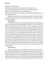 Nội dung Khai mạc và Bế mạc Hội nghị xương khớp bệnh viên đa khoa TP HT 2016