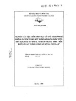Nghiên cứu đặc điểm sinh học và khả năng phòng chống tuyến trùng nốt sưng MELOIDOGYNE INCOGNITA 
