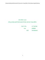 BÁO cáo kết quả đánh giá đất đai huyện kế sách, tỉnh sóc trăng (2004) 