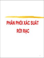 Bài giảng phân phối xác suất rời rạc   cao hào thi