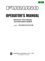 ECDIS FURUNO OPERATERS MANUAL FEA 2107 (HƯỚNG DẪN KHAI THÁC HẢI ĐỒ ĐIỆN TỬ FURUNO)