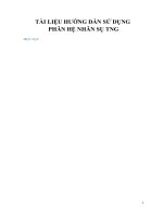 Tài liệu phân tích hệ thống nhân sự