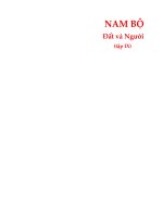 Ebook nam bộ đất và người (tập 9)  phần 1