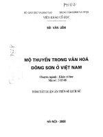 Mộ thuyền trong văn hóa đông sơn ở việt nam 