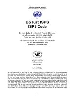 BỘ LUẬT QUỐC TẾ VỀ AN NINH TÀU VÀ BẾN CẢNG(ISPS CODE)TIẾNG VIỆT