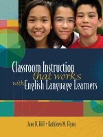 Classroom instruction that works with english language learners 