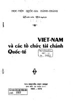 Việt nam và các tổ chức tài chính quốc tế 
