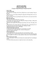 Kế hoạch chủ đề nước sạch vệ sinh môi trường