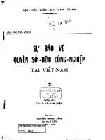 Sự bảo vệ quyền sở hữu công nghiệp tại việt nam 