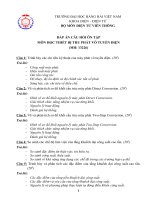 câu hỏi ôn tập thiết bị thu phát vô tuyến điện  