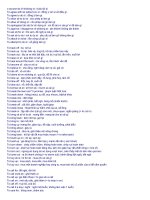 MẪU CỤM TỪ TIẾNG ANH THÔNG DỤNG