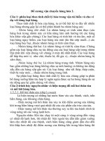 Đề cương vận chuyển hàng hóa 2 