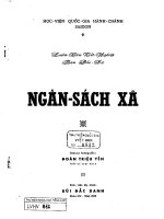 Ngân sách xã luận văn 