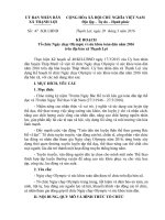 Kế hoạch tổ chức ngày chạy Olympic vì sức khỏe toàn dân năm 2016