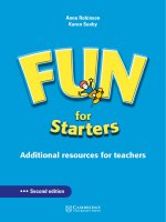 Fun for starters additional resources for teachers 