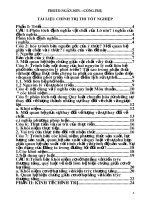 Đề cương chính trị thi tốt nghiệp