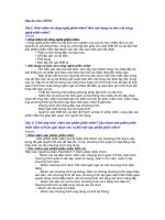 Đề cương ôn tập môn công nghệ phần mềm