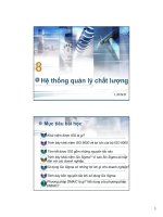quản lý chất luong và sản xuất Bai 8   he thong quan ly chat  luong