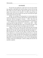 Thực Trạng Và Giải Pháp Tăng Cường Hiệu Quả Sử Dụng Vốn ODA Tại Việt Nam