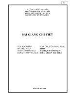 GIÁO TRÌNH XẾP DỠ VÀ VẬN CHUYỂN HÀNG HÓA