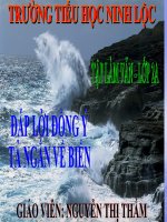 TLV đáp lời đồng ý. Tả ngắn về biển