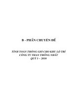 Đồ án tốt nghiệp ngành khai thác mỏ