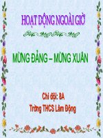 Hoat dong ngoai gio khoi 8: Hai loc dau xuan