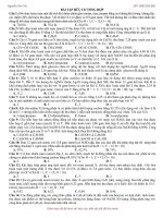 Tổng hợp bài tập hóa học hữu cơ hay và khó