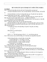 ĐỀ CƯƠNG ÔN TẬP CÔNG NGHỆ 8 CUỐI HỌC KÌ 2