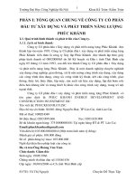 HẠCH TOÁN NGHIỆP VỤ KẾ TOÁN TẠI CÔNG TY CỔ PHẦN ĐẦU TƯ XÂY DỰNG VÀ PHÁT TRIỂN NĂNG LƯỢNG PHÚC KHÁNH.