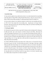 QUY TRÌNH THÍ NGHIỆM VÀ ĐÁNH GIÁ CƯỜNG ĐỘ NỀN ĐƯỜNG VÀ KẾT CẤU MẶT ĐƯỜNG MỀM CỦA ĐƯỜNG Ô TÔ BẰNG THIẾT BỊ ĐO ĐỘNG FWD