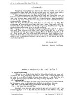 ĐỒ ÁN TỐT NGHIỆP  HẦM DẪN DÒNG THỦY ĐIỆN NẬM CHIẾN