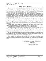 Đồ án tốt nghiệp ngành khai thác mỏ