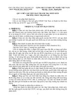 QUY CHẾ LÀM VIỆC BAN THANH TRA NHÂN DÂN TRƯỜNG TRUNG HỌC CƠ SỞ THẠNH LỢI