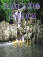 Hoạt động NGLL 7: Uống nước nhớ nguồn