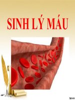 Bài giảng slide sinh lý máu