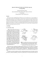 PHÂN TÍCH ĐÁNH GIÁ ỔN ĐỊNH CỦA BỜ MỎ KHI CÓ MẶT TRƯỢT