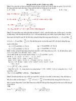 10 BT + Giải về ĐXC