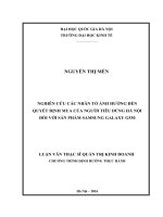 Nghiên cứu các nhân tố ảnh hưởng đến quyết định mua của người tiêu dùng hà nội đối với sản phẩm samsung galaxy g530 