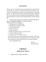 ĐỒ ÁN CÔNG TRÌNH NGẦM TRONG MỎ - GA DỒN TOA f=4